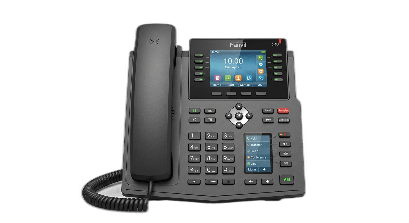 Fanvil 12SIP Gigabit Colour Screen PoE VoIP Phone | X4U